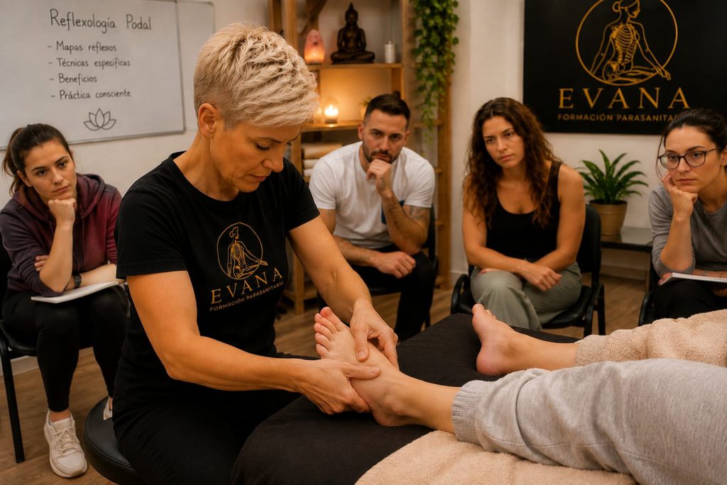 Curso de Reflexología Podal en EVANA Formación Parasanitaria