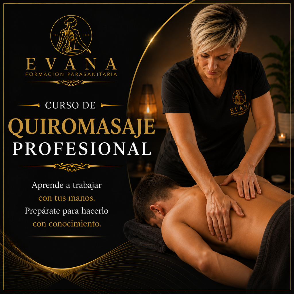 Curso de Quiromasaje Profesional · EVANA Formación Parasanitaria